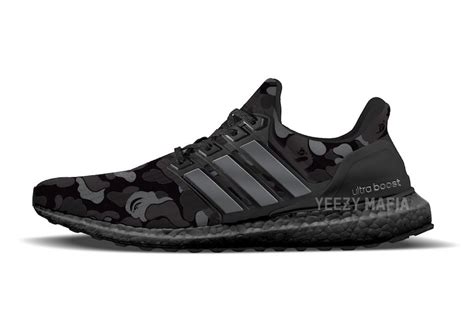 adidas ultra boost bape camo black